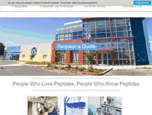 Tablet Screenshot of csbio.com